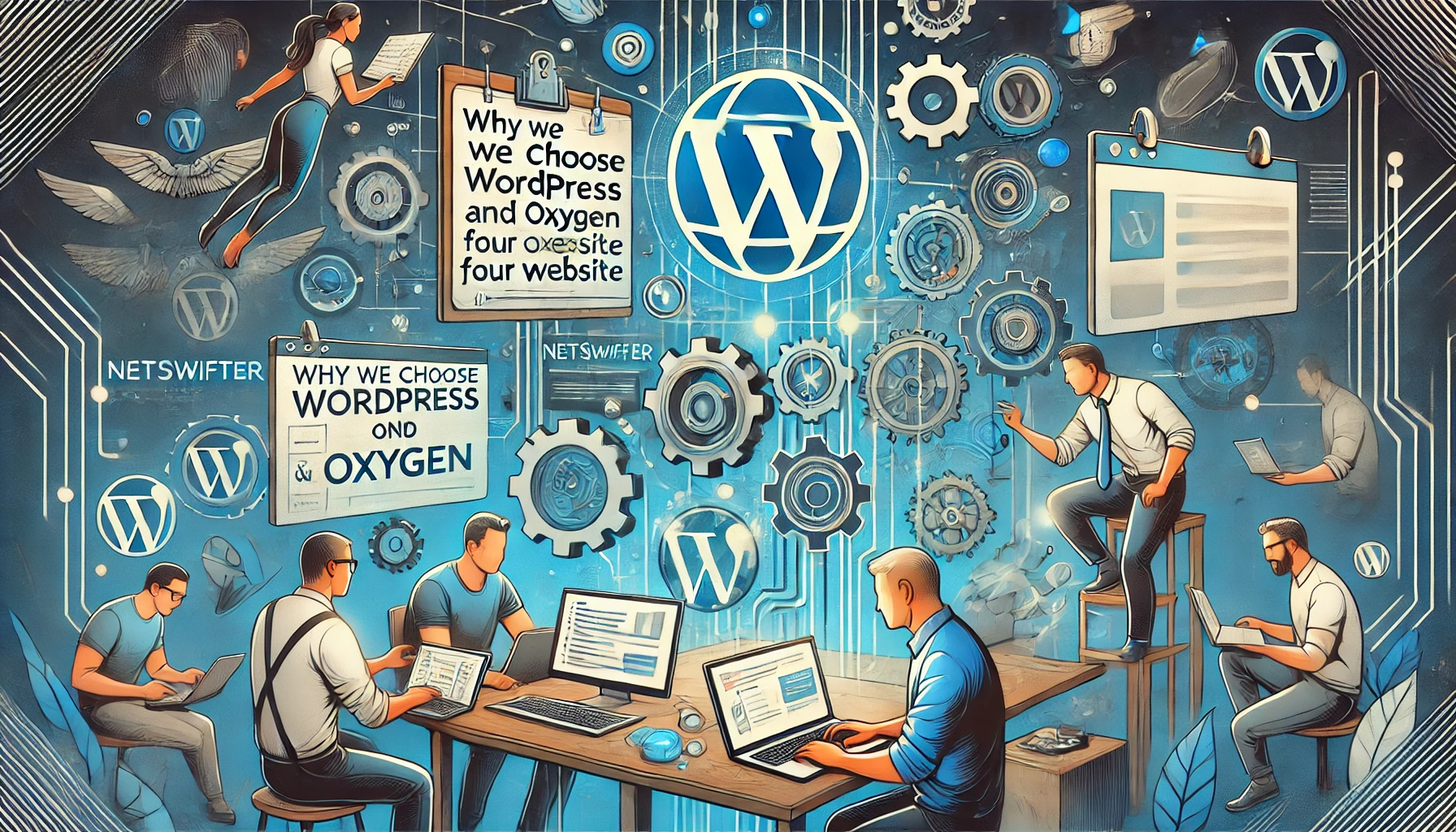 Why we choose WordPress and Oxygen for Your website - NetSwifter